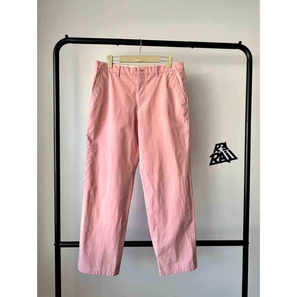 Issey Miyake Men Cotton Trousers Light Pink